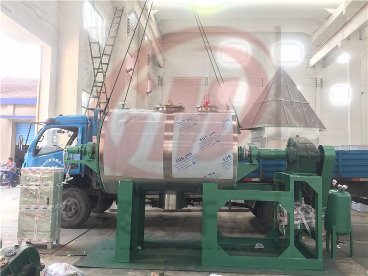 ZKG型真空耙式干燥机的技术特点一一发货现场