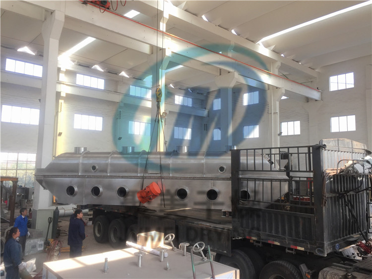 ZLG系列振动流化床干燥机的发货现场