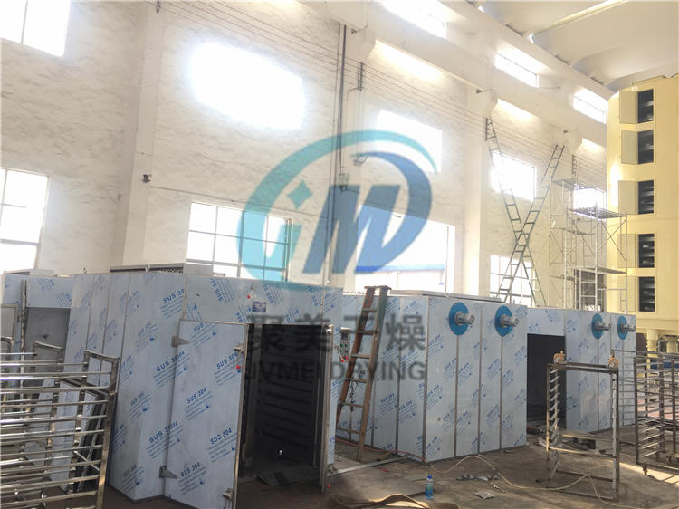 CT-C系列热风循环烘箱的生产现场