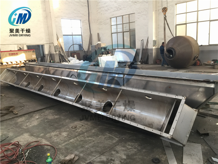 振动流化床干燥机的生产现场