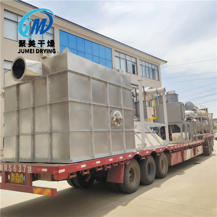 闪蒸干燥机的热气流流动与交换方式